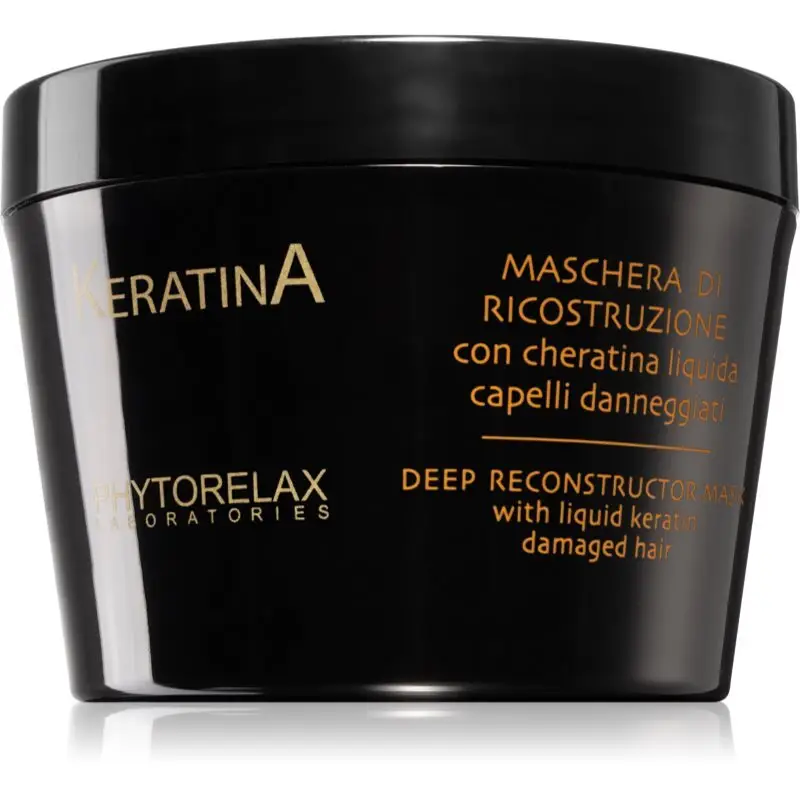 Phytorelax Laboratories Keratina masca cu keratina tratament pentru par deteriorat 250 ml