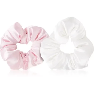 Brushworks Large Cloud elastic de păr din satin 2 buc