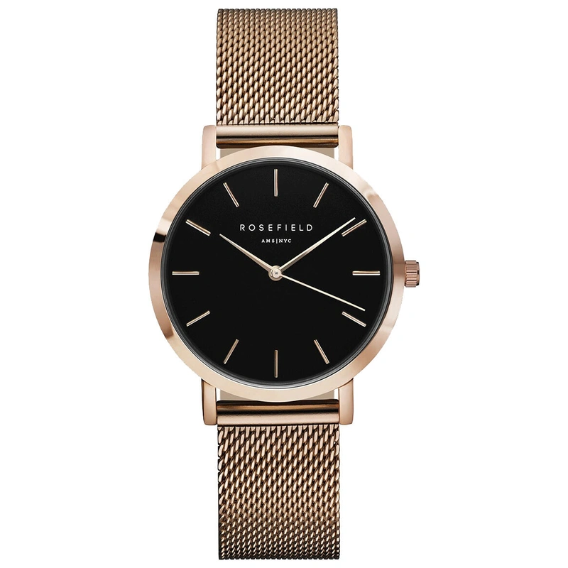 Rosefield The Tribeca Black Rosegold