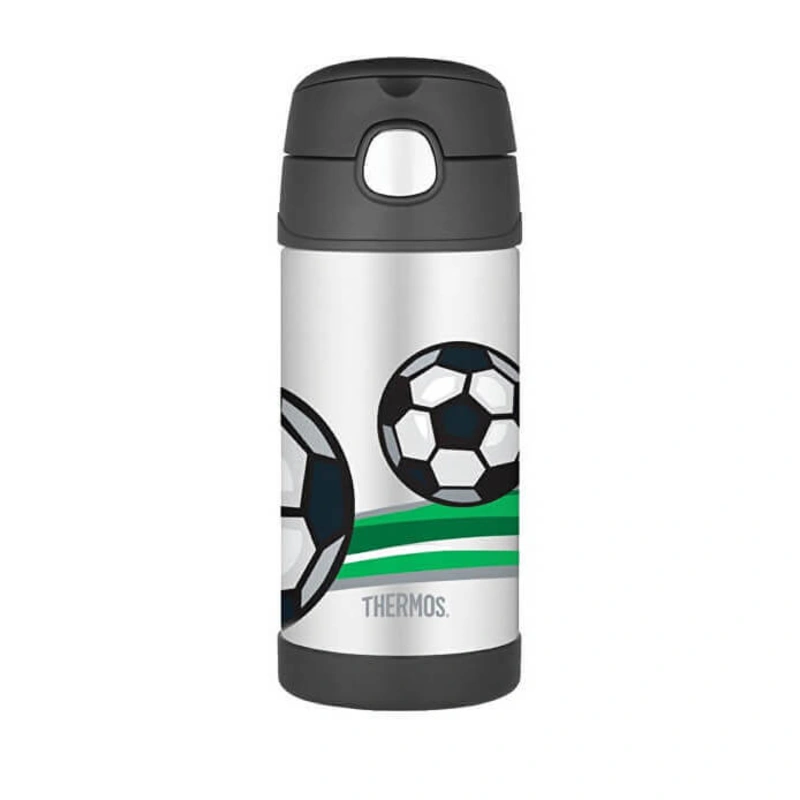 Thermos FUNtainer Termos cu pai pentru copii - fotbal 355 ml