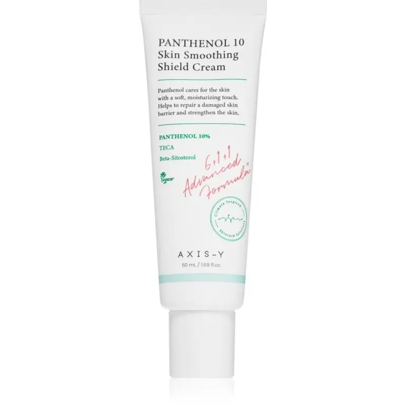 AXIS-Y 6+1+1 Advanced Formula Panthenol 10 Skin Smoothing Shield Cream crema hidratanta usoara reface bariera protectoare a pielii 50 ml
