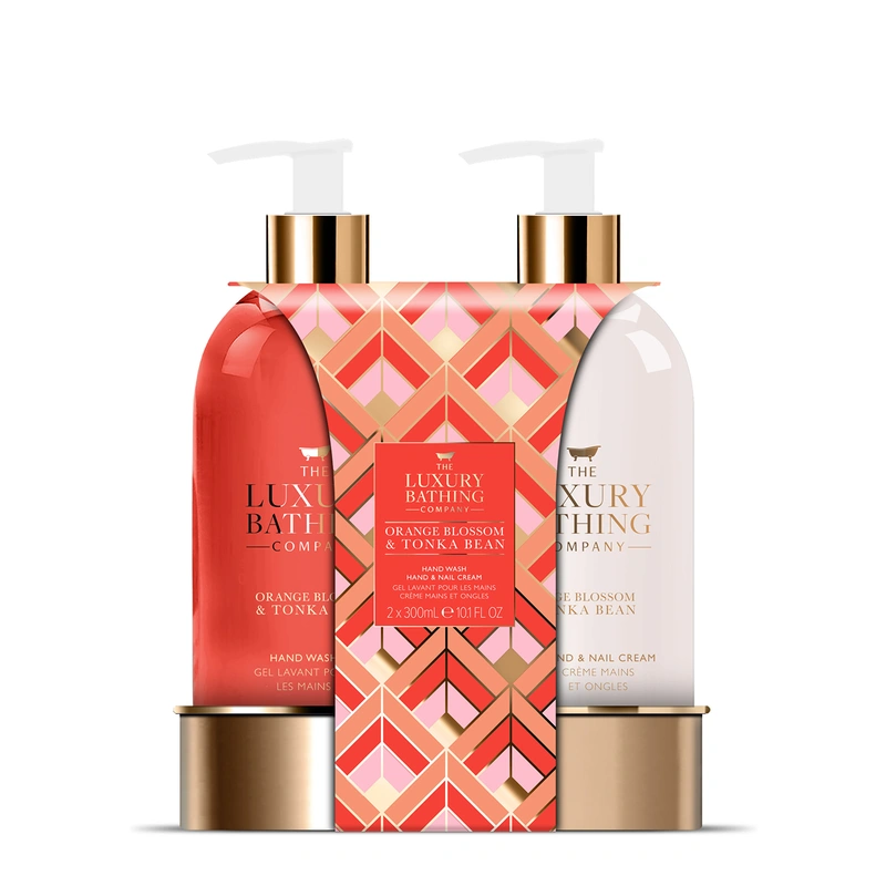 Grace Cole Set cadou pentru îngrijirea mâinilor Floare de portocal și Boabe de Tonka 2 buc