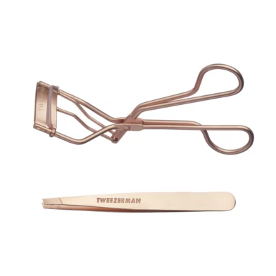 Tweezerman Set de îngrijire a genelor și sprâncenelor Rose Gold