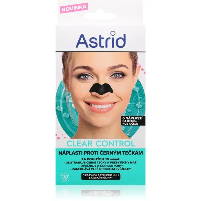 Astrid Clear Control servetele demachiante impotriva punctelor negre 6 buc