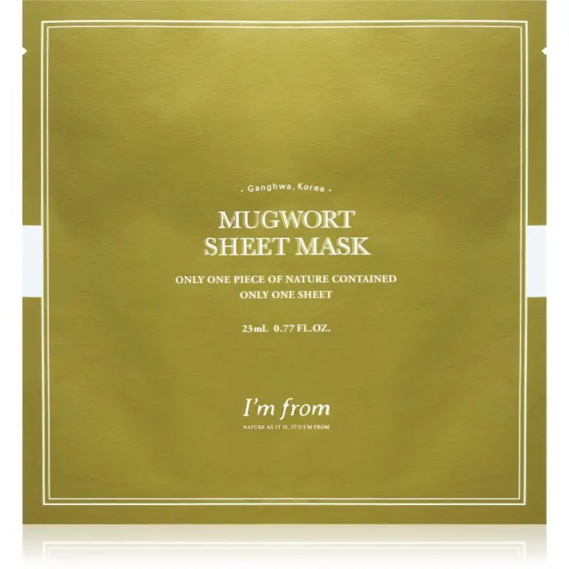 I'm from Mugwort mască textilă calmantă pentru piele sensibilă 23 ml