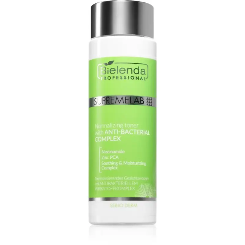 Bielenda Professional Supremelab Sebio Derm calmant tonic pentru ten gras si problematic 200 ml