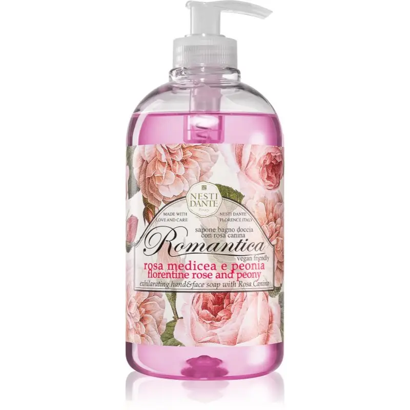 Nesti Dante Romantica Florentine Rose and Peony Săpun lichid pentru mâini 500 ml