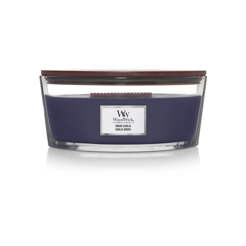 WoodWick Lumânare parfumată navă Hinoki Dahlia 453,6 g