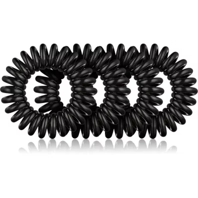 BrushArt Hair Rings Elastice pentru par Black 4 buc
