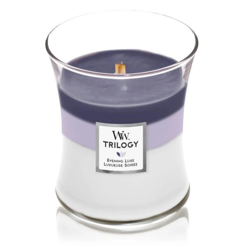 WoodWick Lumânare parfumată în vază Elipsa Trilogy Evening Luxe 275 g
