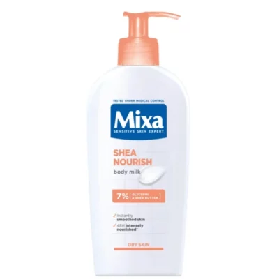 Mixa Lăptișor de corp intensiv nutritiv pentru pielea uscată Shea Nourish (Body Milk) 400 ml
