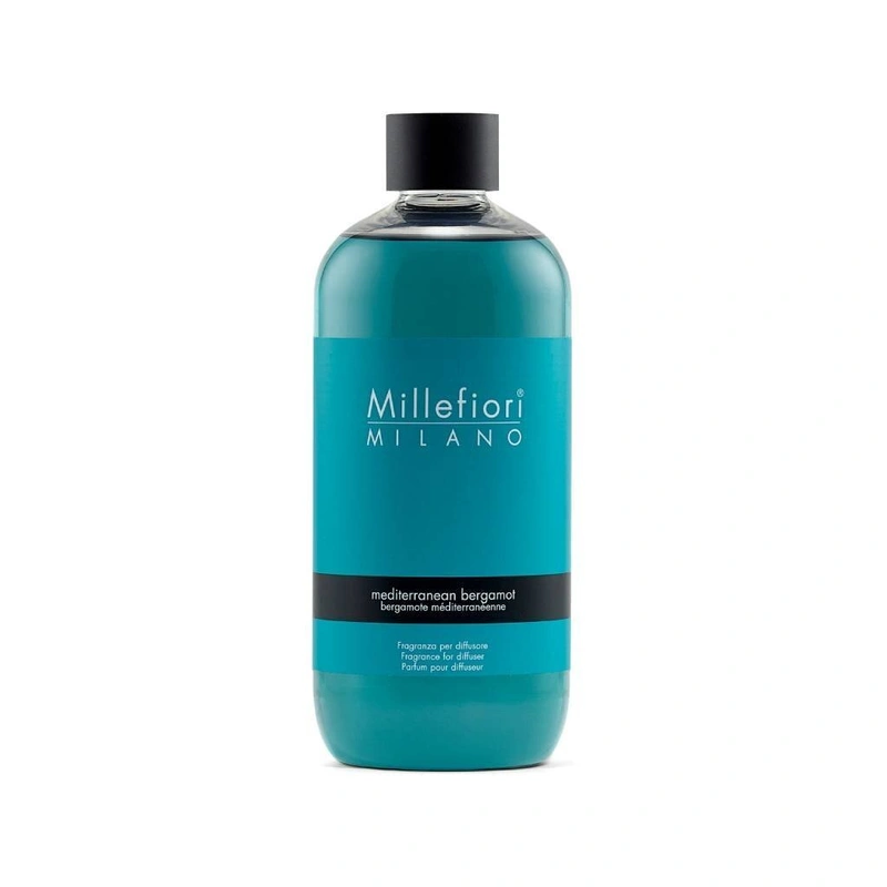 Millefiori Milano Rezervă de umplere pentru difuzorul de aromă Natural Mediterranean Bergamot 500 ml