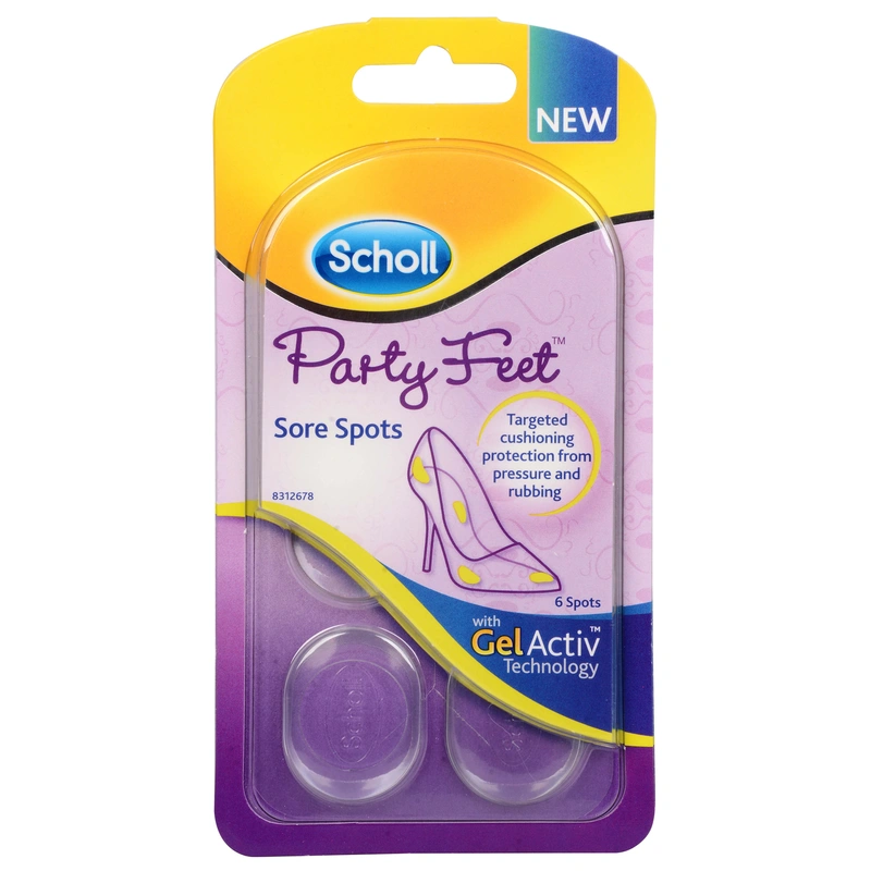 Scholl Branțuri Scholl GelActiv pentru pantofi femei 6 buc