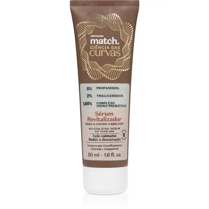 oBoticário Match. Science of Curves ser revitalizant pentru scalp 50 ml