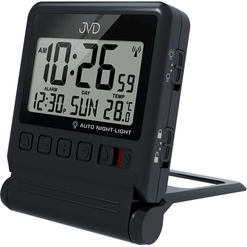 JVD Ceas deșteptător de călătorie radio controlat RB9391.2