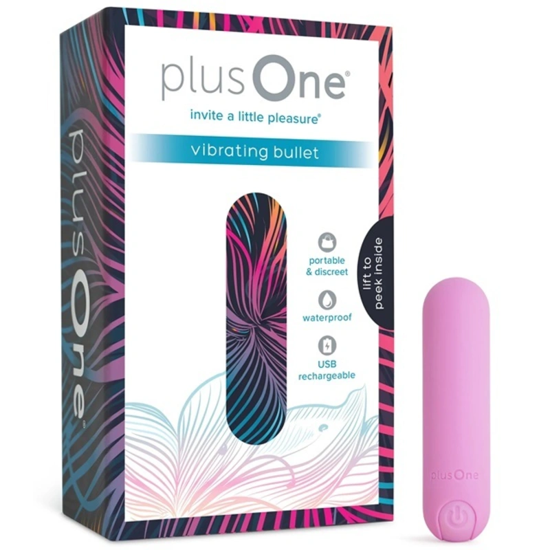 PlusOne Mini vibrator de culoare roz