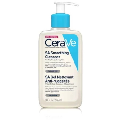 CeraVe Emulsie demachiantă pentru piele normală și uscată SA Smoothing Cleanser 236 ml