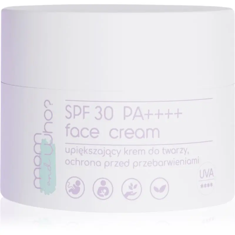 Nacomi Mom & Who cremă hidratantă pentru femeile gravide si care alapteaza SPF 30 50 ml