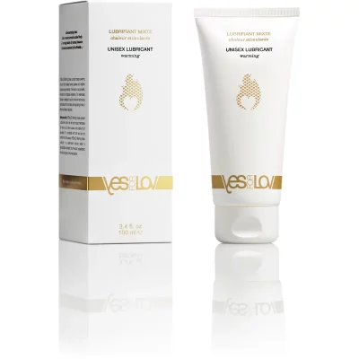 YESforLOV Gel lubrifiant care incălzește (Unisex Lubricant Warning) 100 ml