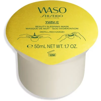 Shiseido Waso Yuzu-C Masca de noapte faciale Refil 50 ml