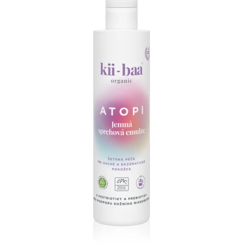 kii-baa® organic ATOPI Lotiune pentru spalare cu efect catifelant pentru piele uscată, cu tendință la eczeme 250 ml