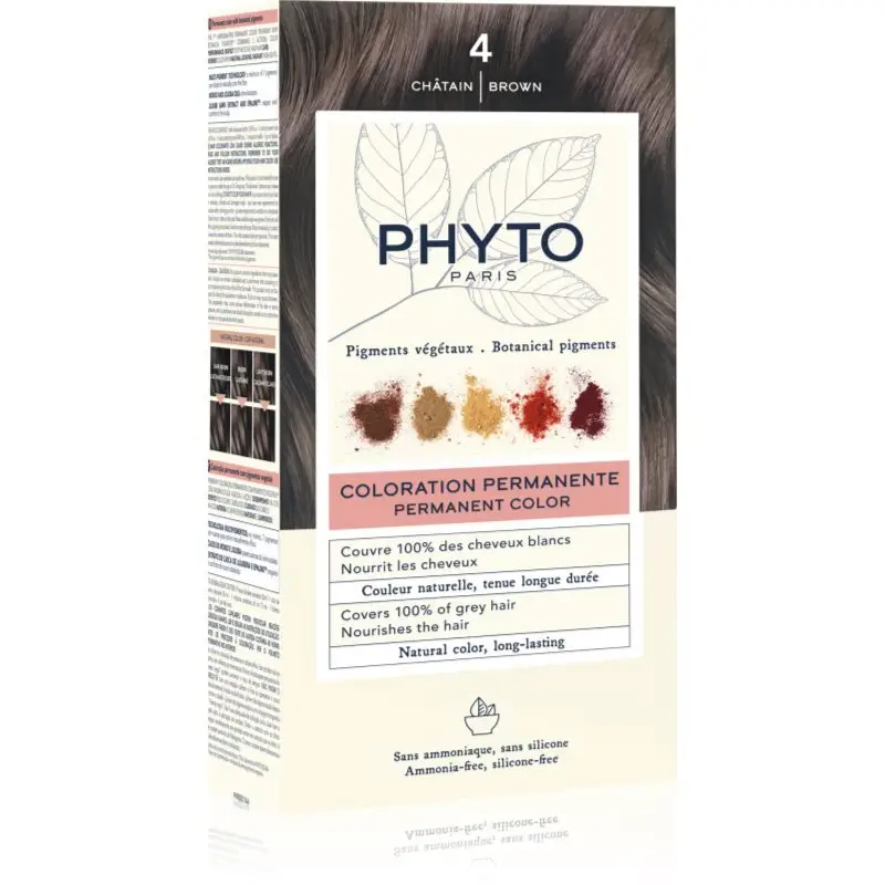 Phyto Color culoare par fără amoniac culoare 4 Brown 1 buc