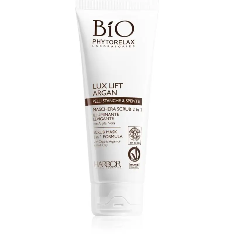 Phytorelax Laboratories Lux Lift Argan Masca exfolianta ce ofera luminozitate 75 ml