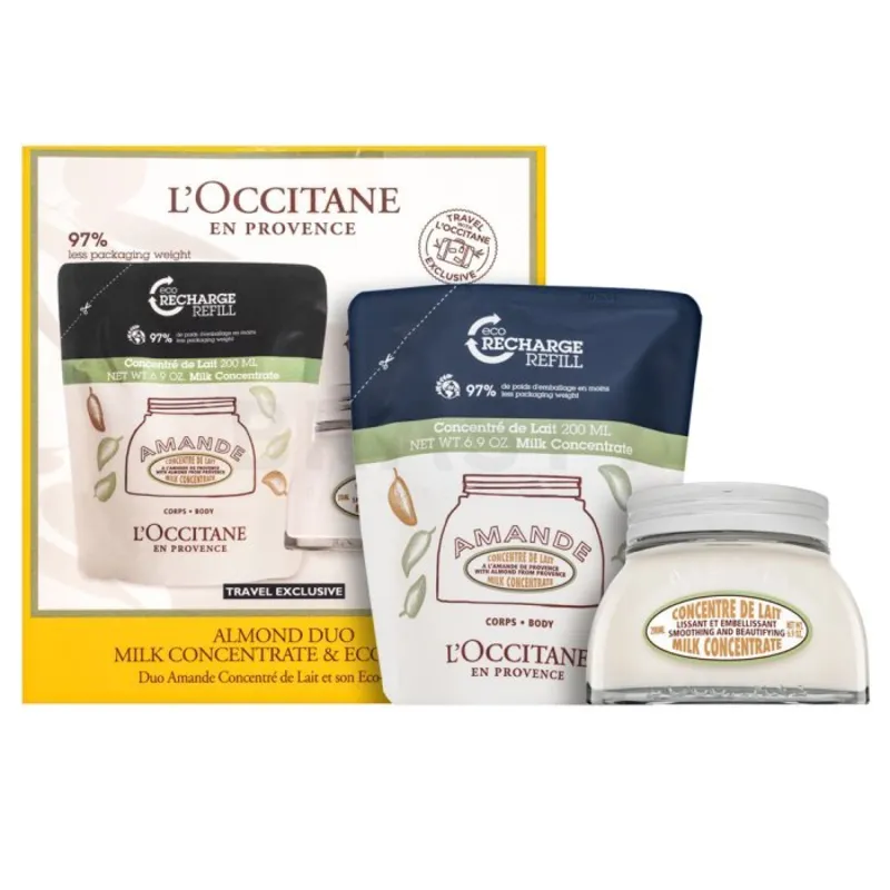 L'Occitane en Provence Set cadou pentru îngrijirea corporală pentru netezire Milk Concentrate Set