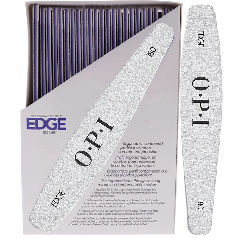 OPI Set de pile pentru unghii Edge File 180 Grit 48 buc