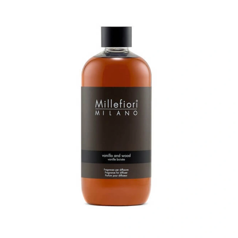 Millefiori Milano Reumplere pentru difuzor de arome Natural Vanilla & Wood 500 ml