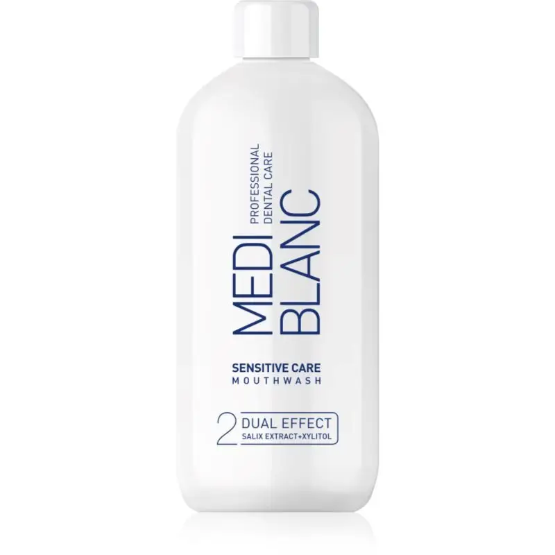 MEDIBLANC Sensitive Care apă de gură pentru dinți și gingii sensibile 500 ml