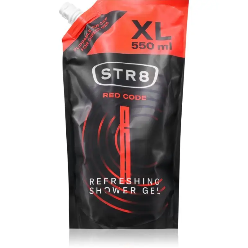 STR8 Red Code gel de duș pentru bărbați 550 ml