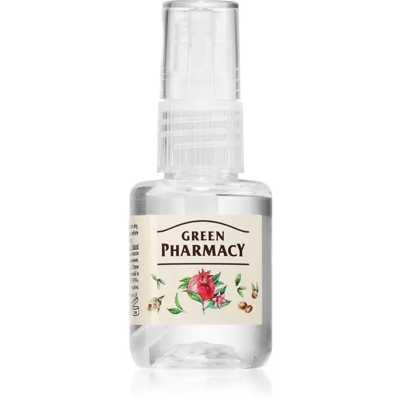 Green Pharmacy Argan Oil & Pomegranate Liquid silk serum ser pentru par deteriorat 30 ml