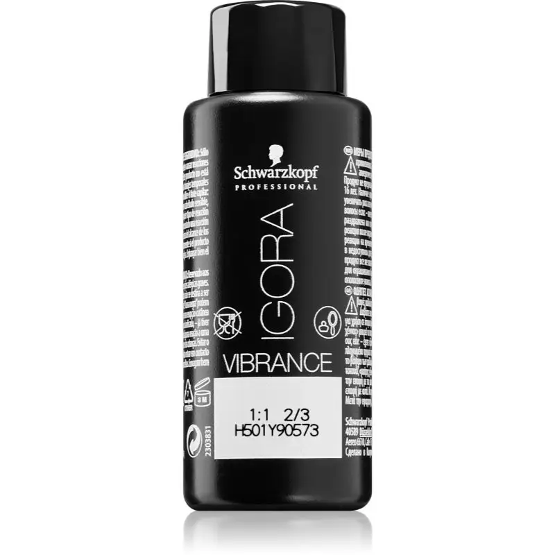 Schwarzkopf Professional IGORA Vibrance vopsea de păr demipermanentă culoare 7-21 Medium Blonde Ash Cendré 60 ml