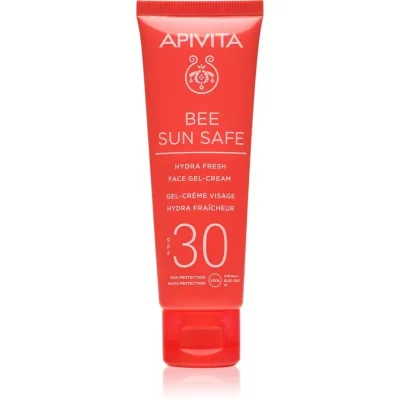 Apivita Bee Sun Safe Hydra Fresh Face Gel-Cream SPF30 crema gel pentru hidratare. SPF 30 50 ml