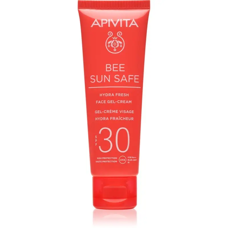 Apivita Bee Sun Safe Hydra Fresh Face Gel-Cream SPF30 crema gel pentru hidratare. SPF 30 50 ml