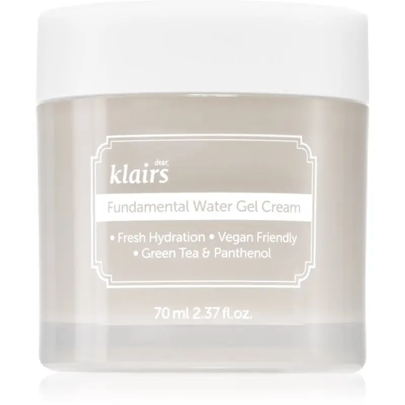 Klairs Fundamental Water Gel Cream gel crema hidratant faciale 70 ml