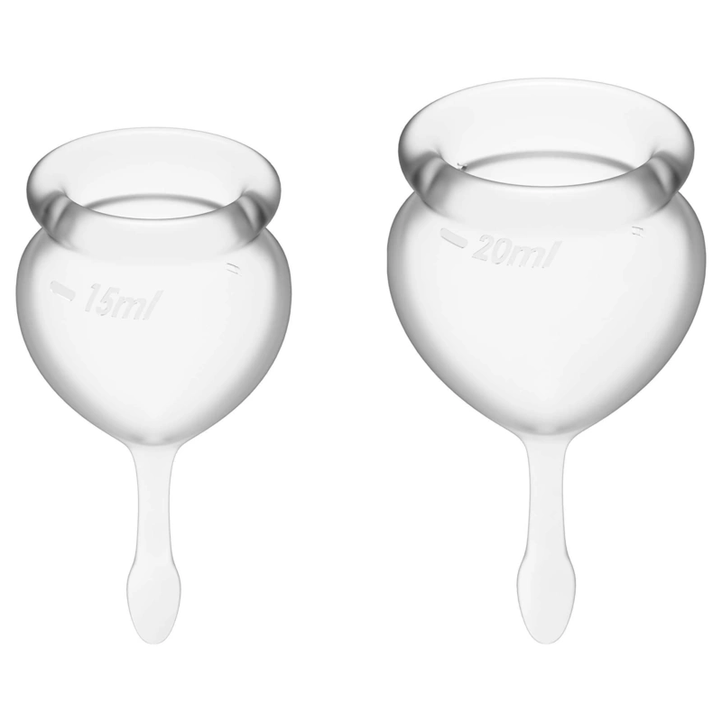 Satisfyer Cupă menstruală - Feel Good 2 bucăți Lila