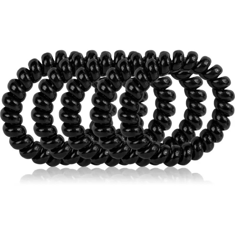 Brushworks Wonder Bobble Elastice pentru par Black 5 buc