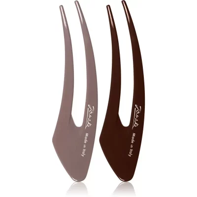 Janeke Hair Clip agrafe de par Brown 2x13 cm