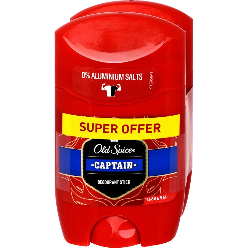 Old Spice Set de deodorante solide Captain 2 x 50 ml