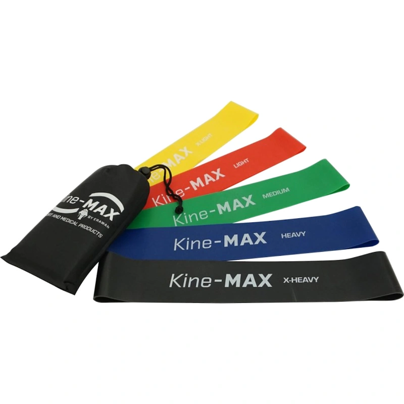 Benzi elastice Kine-MAX Kine-MAX Professional Mini Loop Resistance Band KIT - 5 bands