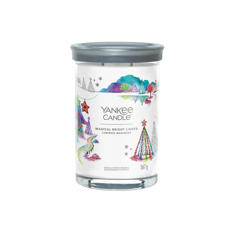 Yankee Candle Lumânare aromatică Signature pahar mare Magical Bright Lights 567 g