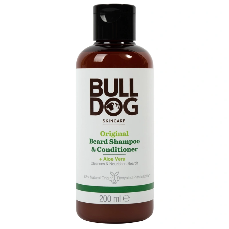 Bulldog Șampon și balsam 2în1 de barbă pentru ten normal Original (Beard Shampoo & Conditioner) 200 ml