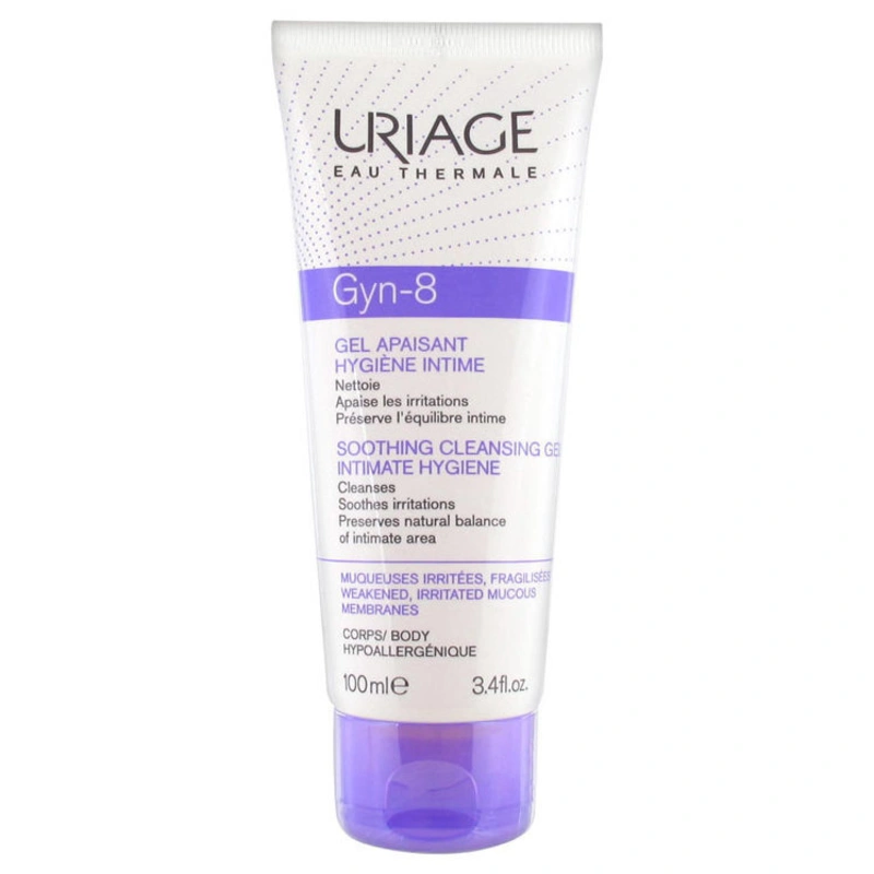 Uriage Gel de curățare liniștitor pentru igiena intimă Gyn 8 (Soothing Cleansing Gel) 100 ml