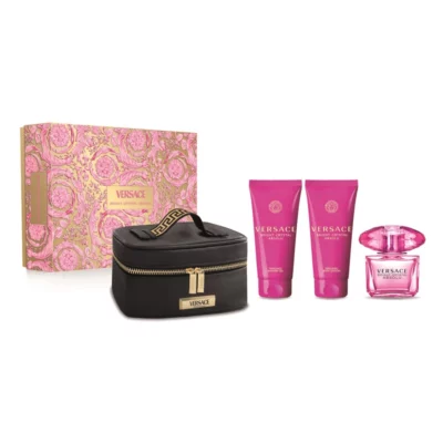 Versace Bright Crystal Absolu - EDP 90 ml + loțiune de corp 100 ml + gel de duș 100 ml + trusă cosmetică