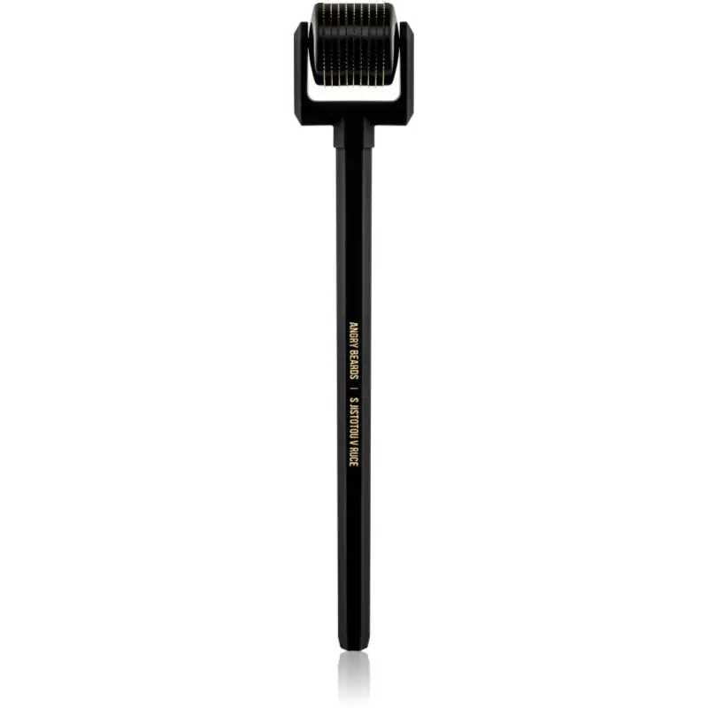 Angry Beards Beard Roller & Tool Cleaner tratament pentru stimularea creșterii bărbii