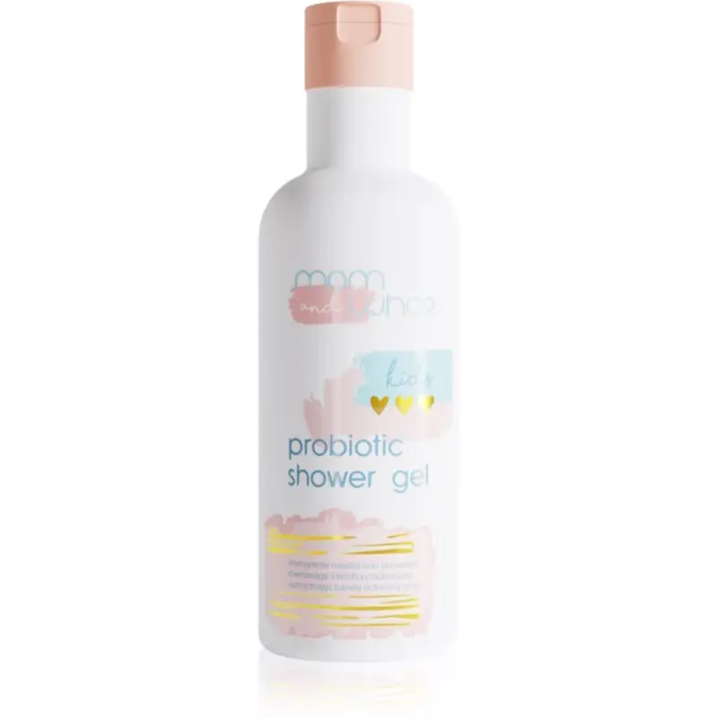 Nacomi Mom & Who Kids gel de duș cu probiotice pentru copii 250 ml