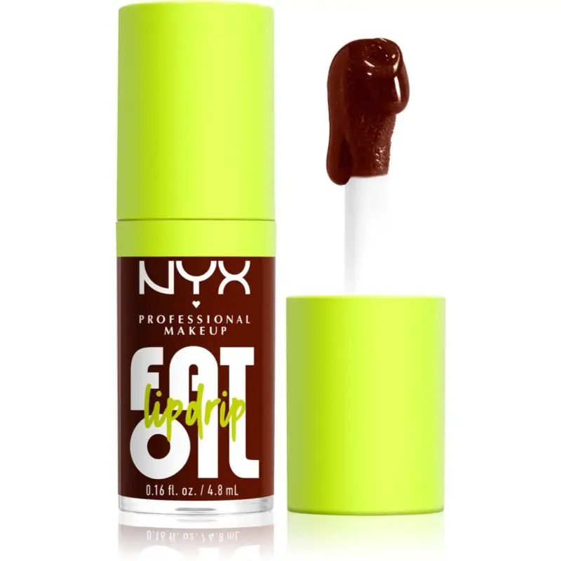 NYX Professional Makeup Fat Oil Lip Drip ulei pentru buze culoare 08 Status Update 4,8 ml