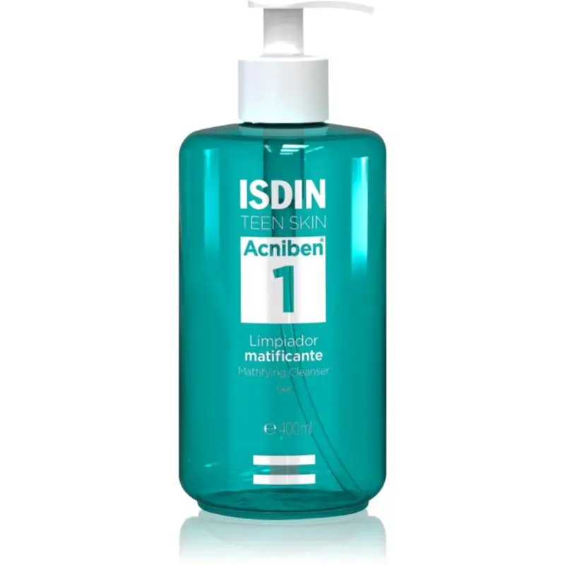ISDIN Acniben Teen Skin gel intens pentru curatare cu acid salicilic 400 ml
